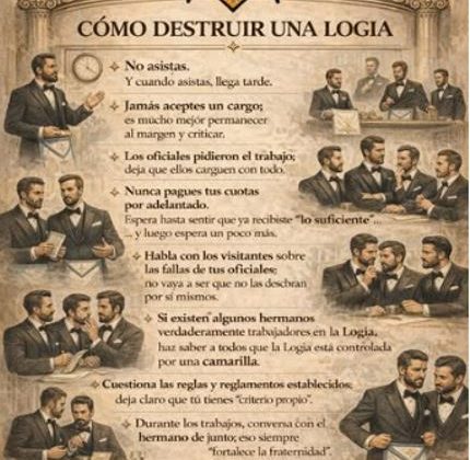 COMO DESTRUIR UNA LOGIA